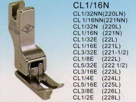 Лапка для отстрочек CL 1/16" 